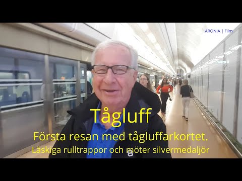 2021-06-23 TÅGLUFF - Första resan med tågluffarkortet. Läskiga rulltrappor och möter silvermedaljör