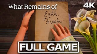 WHAT REMAINS OF EDITH FINCH Full Gameplay Walkthrough / No Commentary【Full Game】4K 60FPS Ultra HD