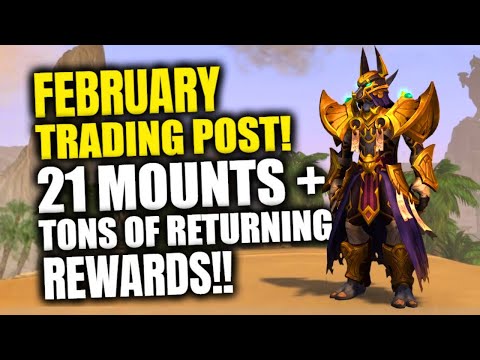 February 2026 Trading Post Items - HUNDREDS OF ITEMS RETURNING & 21 MOUNTS! WoW Midnight Pre-Patch