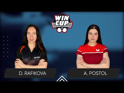 09:30 Diana Rafikova - Anastasiia Postol 21.10.2024 WINCUP Women Master. TABLE 1