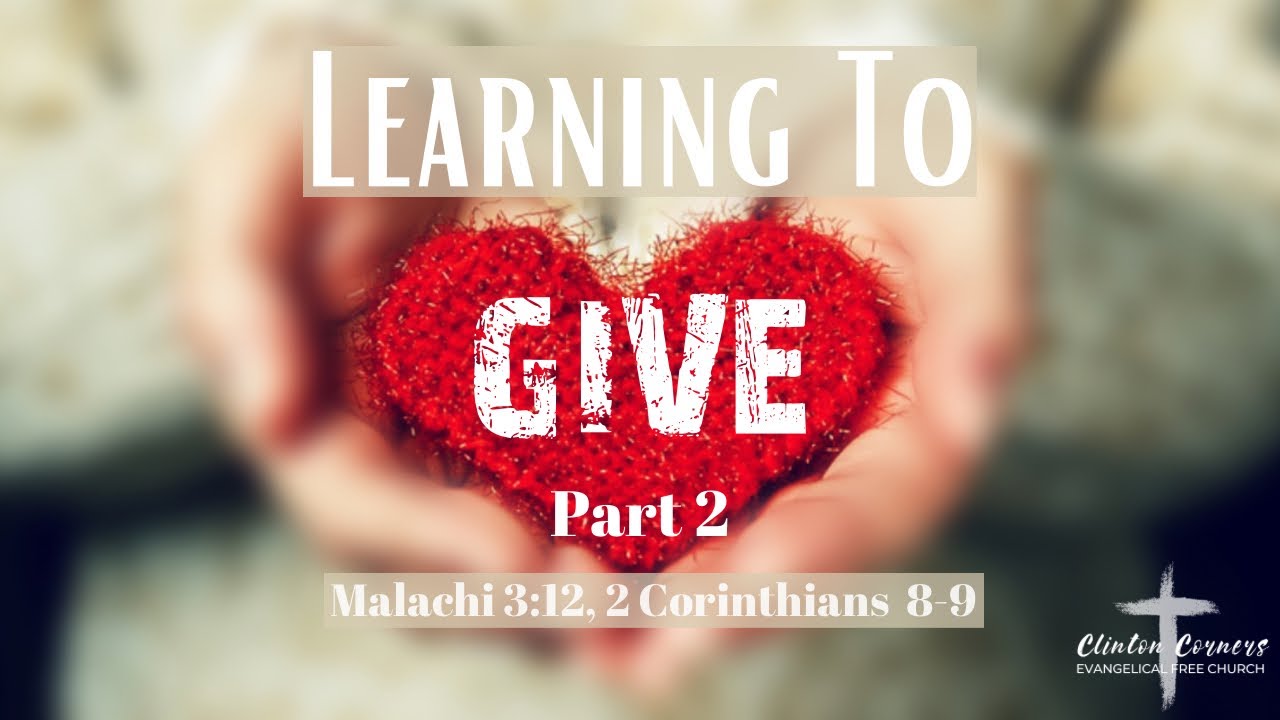 3-5-23 "Learning to Give" Part 2