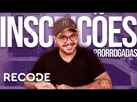 Inscrições prorrogadas. Aproveite e garanta a sua vaga!