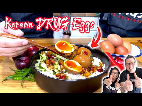 Korean DRUG Egg Recipe [Mayak Gyeran] So GOOD You'll Be Addicted To Making These - Mum and Son Cook