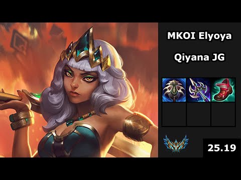 MKOI Elyoya (Qiyana) vs (Vi) - EUW Challenger - Patch 25.19