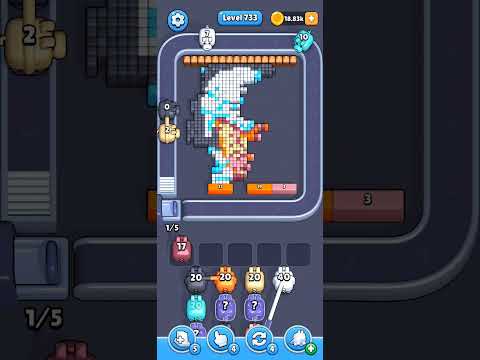 Pixel Flow Level 733 Walkthrough