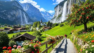 Lauterbrunnen Most Beautiful Village In Switzerland🇨🇭Swiss Valley 