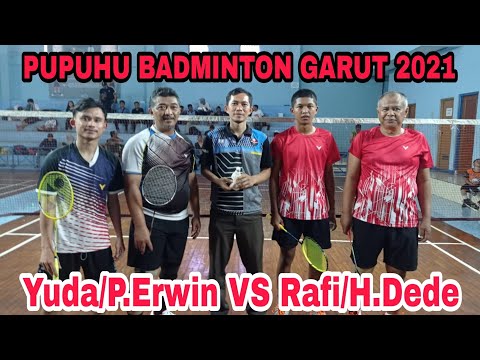 Rafi/H.Dede (PB. APDESI) VS Yuda/P.Erwin (FAMILY) || PUPUHU BADMINTON GARUT 17/10/2021