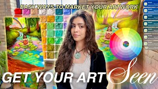How To Get Your Art SEEN + Grow Your Audience & Small Business Fast 🎨💸