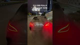 Cls550 full straight pipe exhaust #cls63 #cls #mercedes
