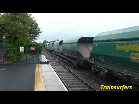 DB Class 60 No 60079 on 6H43 Pendleton - Tunstead Sdgs @ Hyde Central on 08.07.15 - HD