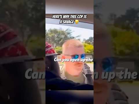 This Cop Is a Savage 😂 #funny #funnyvideo #funnyvideos #funnyshorts #funnycomedy #funnymoments