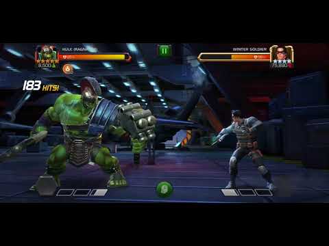 5 Star gladiator hulk vs Winter soldier rol - marvel contest of champions