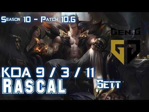 Gen Rascal SETT vs DARIUS Top - Patch 10.6 KR Ranked
