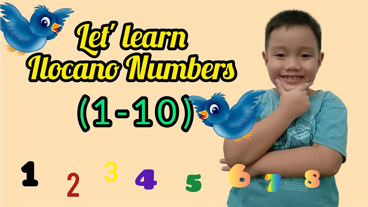 Learn Ilocano Numbers | Counting Numbers | Ilocano Numbers | Counting 1-10