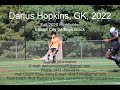 Darius Hopkins GK Fall 2020 Highlights