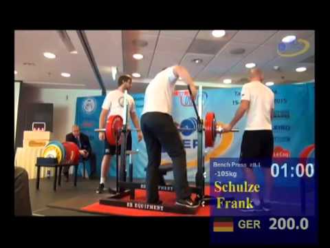 European Masters Men's Bench Press Championships Masters 2