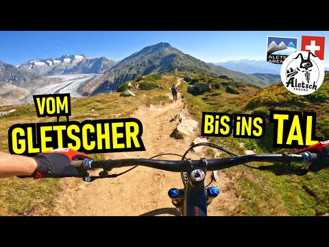 ALETSCH ARENA Magisch: Moosfluh Enduro Trail 🔴 First Ride, Full Run / Mountainbike MTB Schweiz