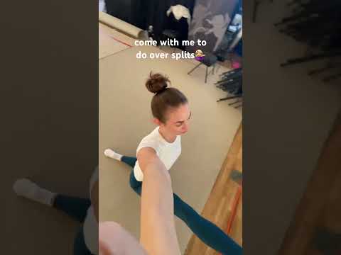 tomato red at the end😂 #gymnast #flexibility #stretchingexercises #pov