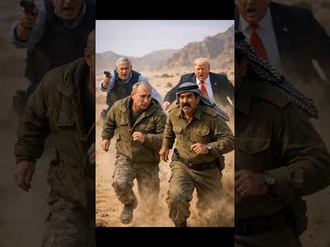 Trump & Netanyahu’s Wild Chase… But Saddam & Putin Flip the Trap! 😂🔥