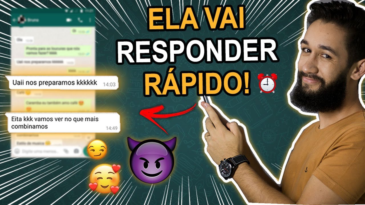 Como Puxar Assunto Com Uma Mina No WhatsApp