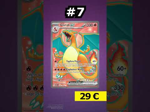 Top 10 wertvollste Karten aus dem 151 Set #pokemon #pokemontcg #trending