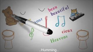 Whiteboard - Les Etoiles - Melody Garlot - The Stars - Lyrics French - English Translation