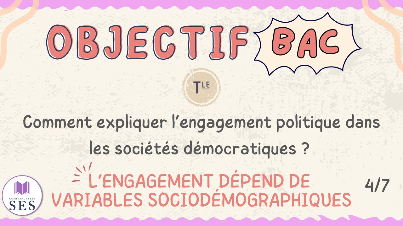 [BAC] Cour Engagement Politique - L'engagement dépend de variables sociodémographiques