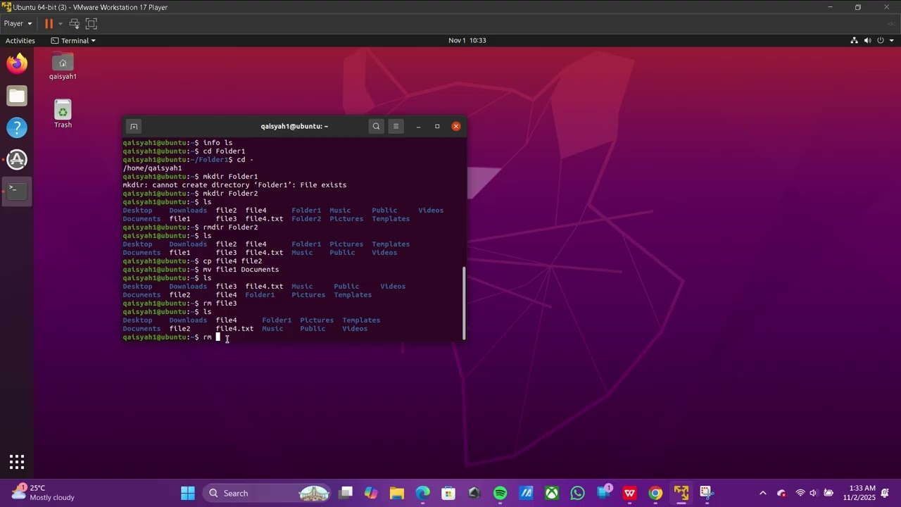 DAT10903: Operating Systems Lab 3 Directory Structure