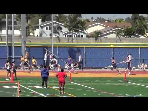 VarB 4x100 vs Marina & NH 4-3-14 - Los Alamitos Boys