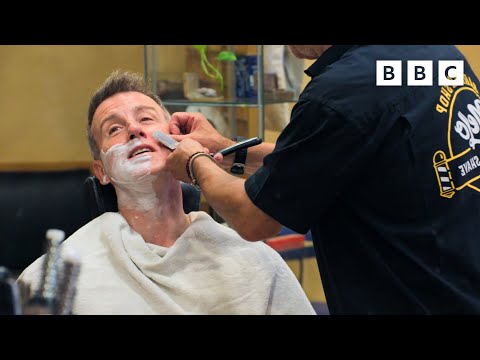 Gio shaves Anton's CHEST at a Sicilian barbershop 😳 | Adventures in Sicily - BBC