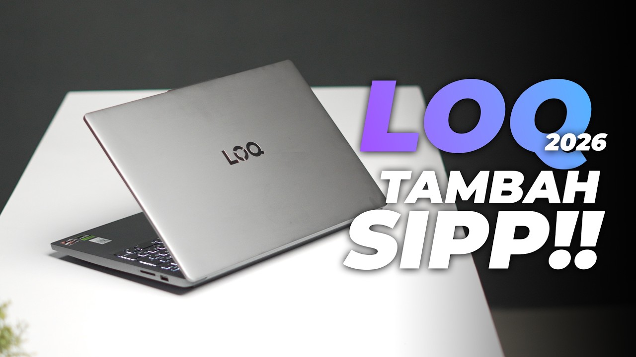 LENOVO LOQ ESSENTIAL 15ARP10E 1AID | LOQ ESSENTIAL TAMBAH SIP! RAM 2 SLOT, RYZEN 7 + RTX3050!