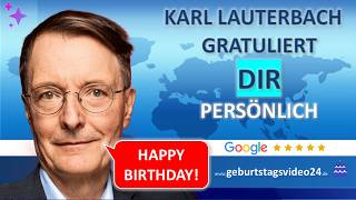 Karl Lauterbach – Beispielvideo zum Geburtstag