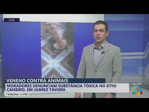 Tribuna livre -     Veneno contra animais: moradores denunciam substância tóxica em Juarez Távora