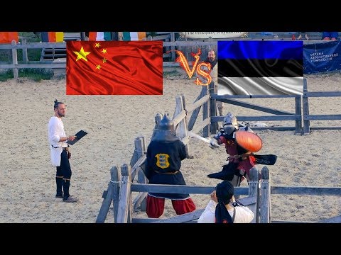 PRO FIGHT - Medieval Combat - China vs Estonia