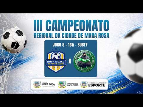 AO VIVO | Nova Iguaçu VS  Mutunópolis | Sub-17 | Regional 2026