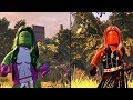 She Hulk VS Red She Hulk Lego Marvel S Avengers Game