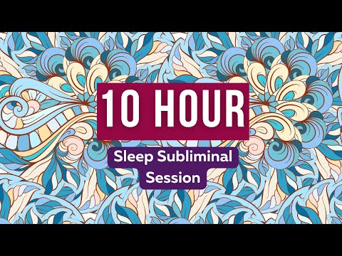 Law of Attraction - Get What You Want - (10 Hour) River Sound - Sleep Subliminal - Minds in Unison