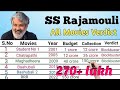 SS Rajamouli ALL Movies Verdict 2022 |  SS Rajamouli all Movies List ( 2001 - 2022 )