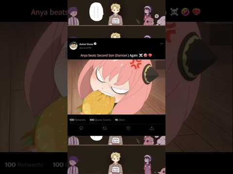 「Let's see Anya throws burger on Second Son💀🤣❤️‍🔥」Anya Spy x Family edit #anime #shorts