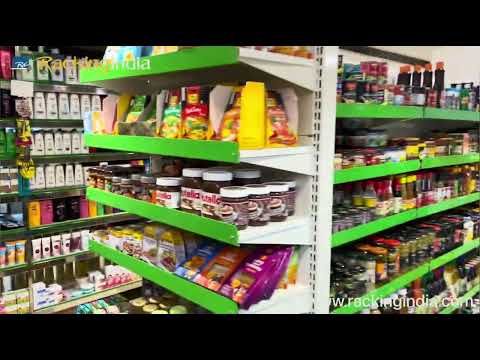 7/3 mild steel fruit & vegetable storage rack, for supermark...