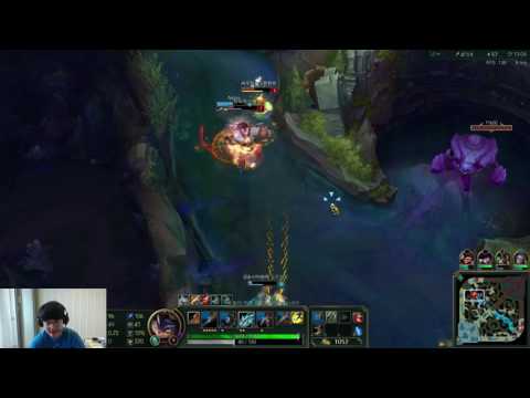 Huni as Rumble Jungle vs Gragas   S6 Ranked Korean Server Challenger Gameplay