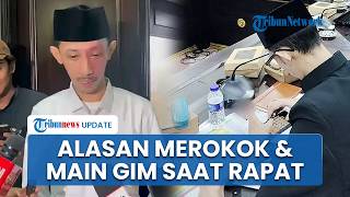 Menunduk Minta Maaf seusai Disanksi, Ahmad Syahri Klaim Khilaf saat Merokok & Main Gim dalam Rapat