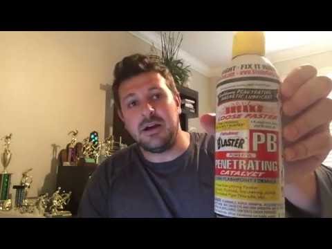PB Blaster - loosen bolts and more better than WD40