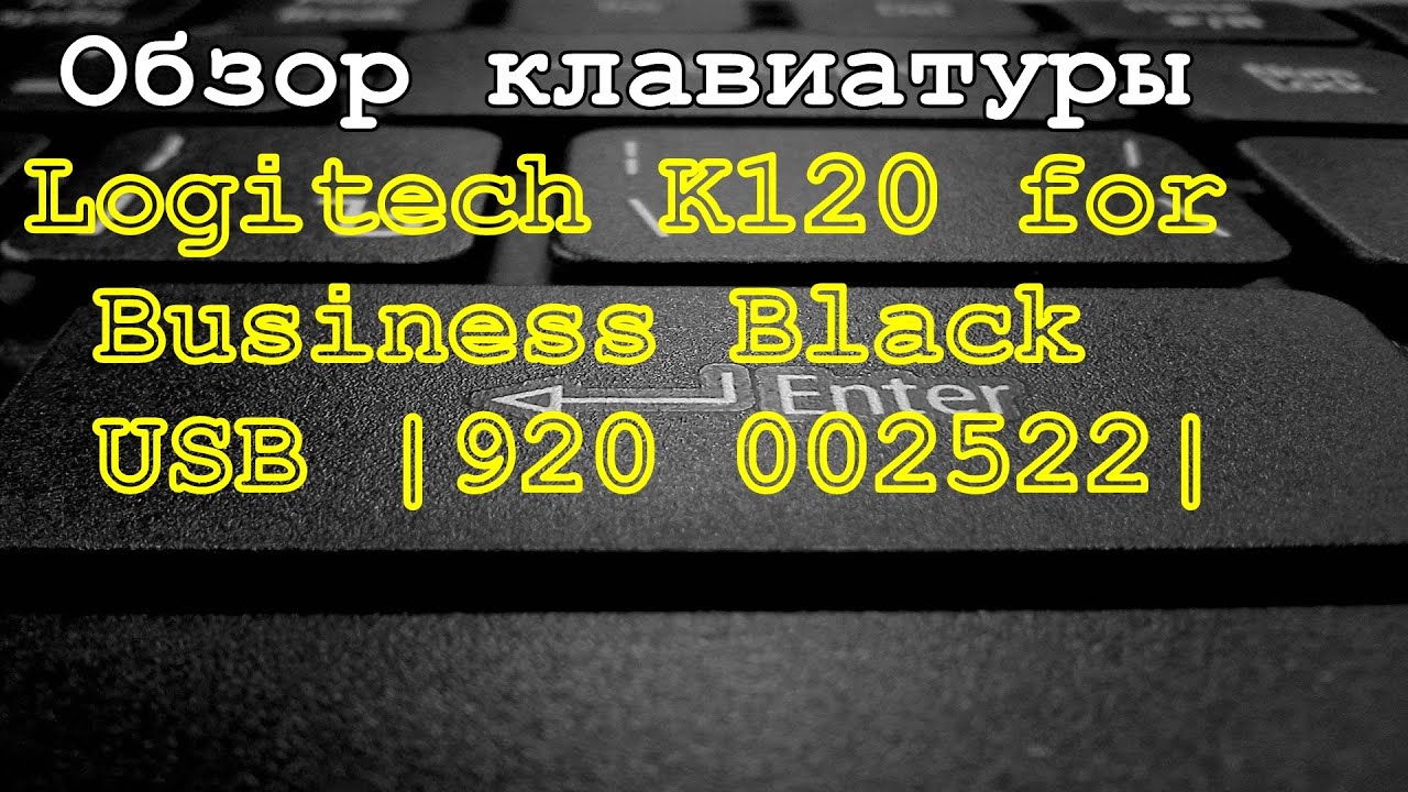 Клавиатура Logitech K120 OEM черный USB, 920-002522
