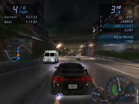 Need for Speed Underground Part 39 Civic Celica Eclipse PlayStation 2