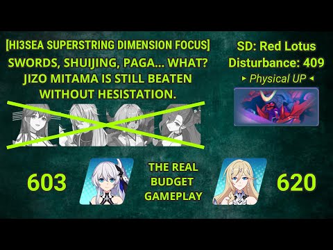 [HI3 SEA] SWORDS, SHUIJING, PAGA... WHAT? JIZO IS STILL BEATEN WITHOUT HESISTATION (Red Lotus D409)