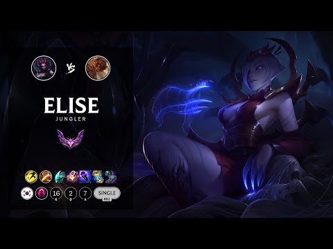 Elise Jungle vs Taliyah - KR Master Patch 12.13