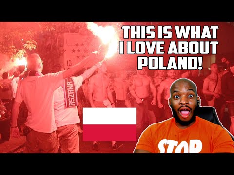 AMERICAN REACTS TO Why Poland Has The Most Exciting League And Craziest Ultras in the world!