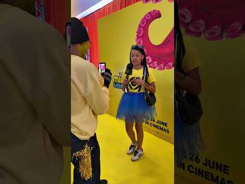 There was a lot of fun and laughs at the Minions and Monsters premiere