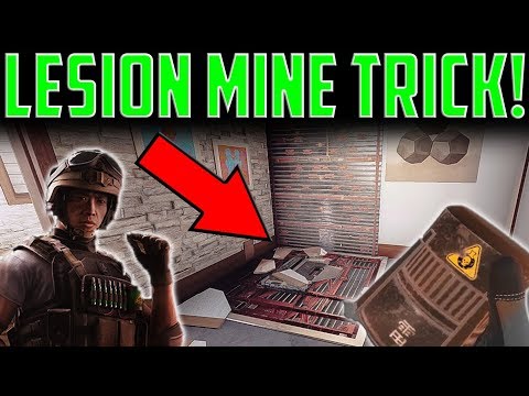 NEW R6 Siege: Lesion Gu Mine Trick/Glitch!